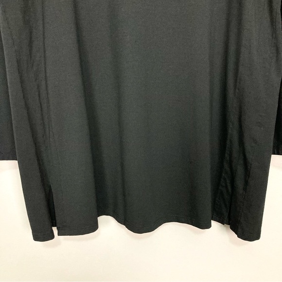 J. Jill Luxe Supima Forward-Seam Tunic Top Women’s Size 1X Long Sleeves Knit - Picture 3 of 7